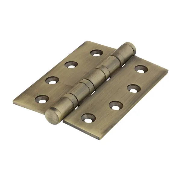 Timco Performance Ball Race Hinges, Solid Brass, Antique Brass, 102x76mm (2pc)