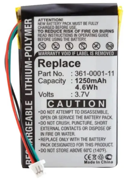 ENIX ENERGIES - Μπαταρία GPS για Garmin Nuvi, 3,7V 1250mAh