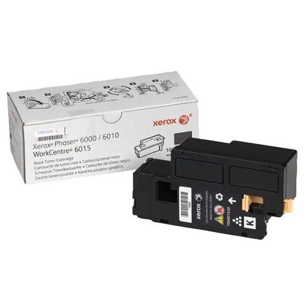 Xerox Black Toner Cartridge, 2000 Pages, Original, 180g