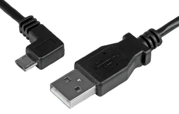 Cabo de Carregamento e Sincronização STARTECH Micro USB Angulado à Esquerda, 0.