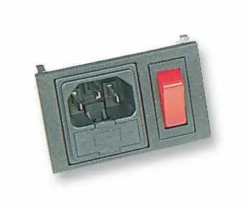 BULGIN LIMITED - IEC-Eingang, rot beleuchtet