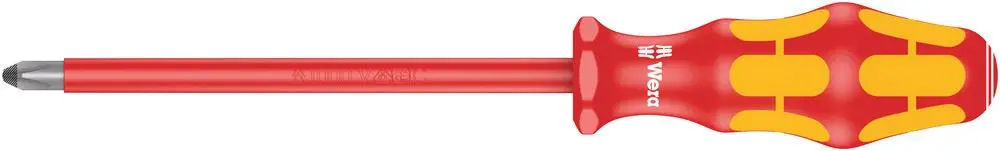 Wera - 162 i PH VDE Pemutar Skru Bertebat untuk Skru Phillips, PH 3 x 150 mm
