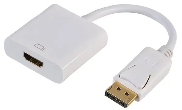 Adaptador PRO SIGNAL DisplayPort para HDMI, 200mm, Branco