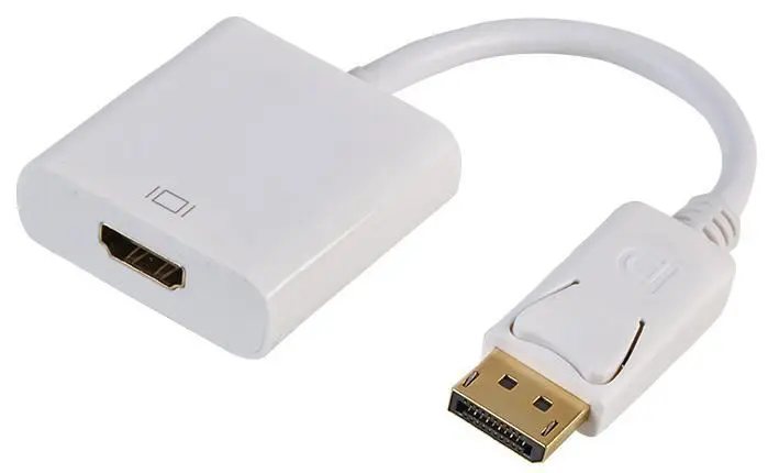 PRO SIGNAL Προσαρμογέας DisplayPort σε HDMI, 200mm, Λευκό