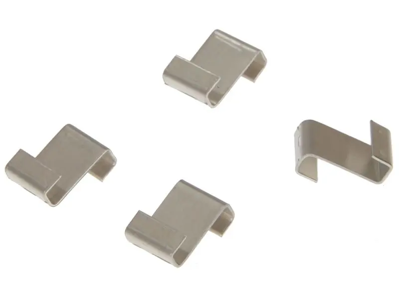 ALM Manufacturing GH002 Z Lap Clips, Aluminium, Pack of 50