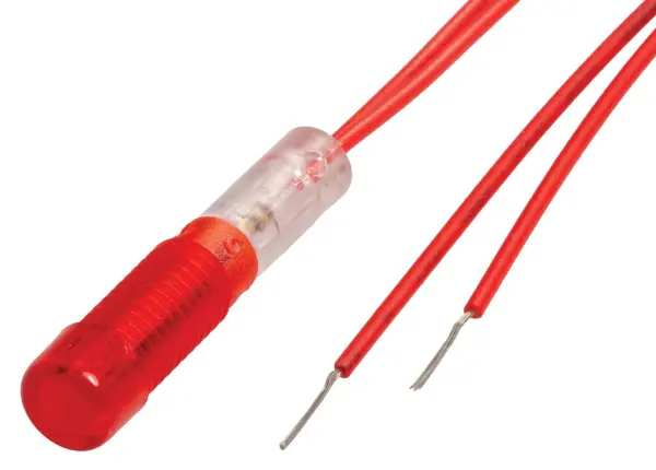 CamdenBoss Red Neon Indicator 240V 6.4mm