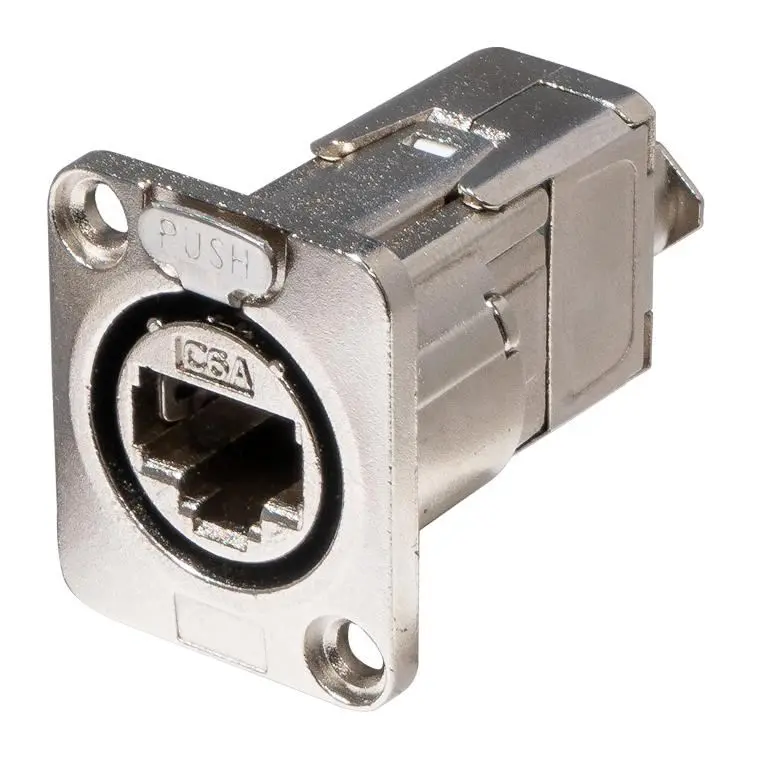 TUK XLR-Style Cat6a STP Socket, Panel Mount, Shielded