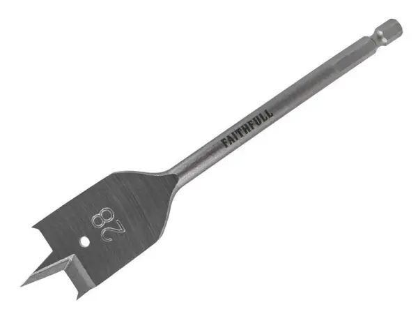 Faithfull Punta Piatta 28mm per Legno e Plastica