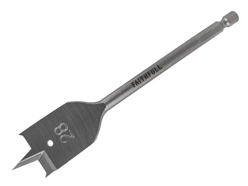 Faithfull מקדח שטוח 28 מ״מ לעץ ופלסטיק