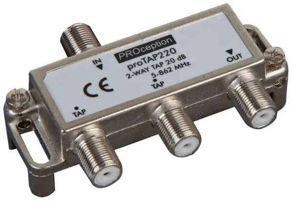 Répartiteur RF bidirectionnel BLAKE UK, 20dB, 5-862MHz