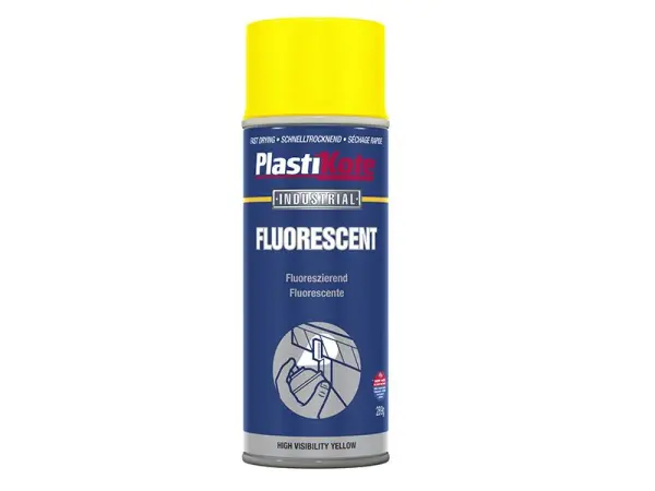 PlastiKote - Tuairíneacht Ard-Infhéictheachta Fluaraiseach, Dearg, 400ml