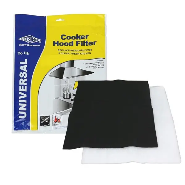 Electruepart Universal Cooker Hood Filter Kit, Grease & Charcoal