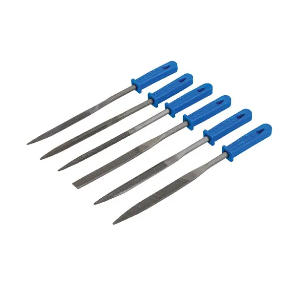 Silverline - Set de 6 limes warding, 100mm