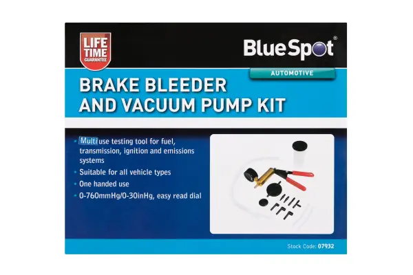Blue Spot Tools Kit Penyedut Brek & Pam Vakum