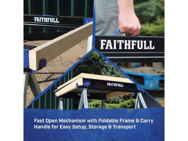 Faithfull Folding Saw Horse Pair