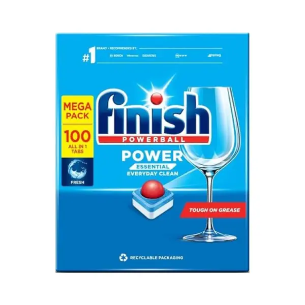 Finish - Power Essentials Tabletές Πλυντηρίου Πιάτων 100 τεμ.