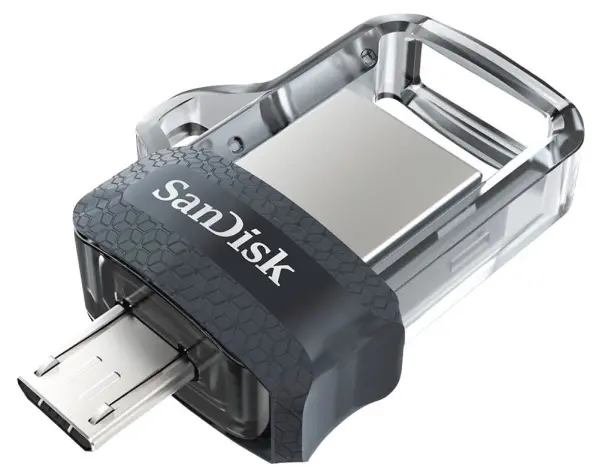 SanDisk Ultra Dual Drive M3.0 64GB USB 3.0/Micro USB Flash Drive