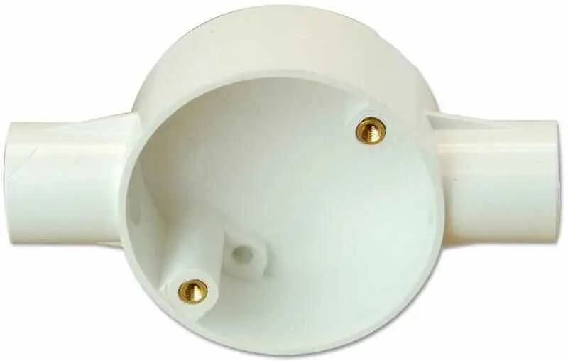 Pro Power Přepážková krabička 2-cestná, bílá, 20mm systém