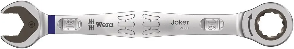 Wera 6000 Joker Clé mixte à cliquet 16mm x 212mm
