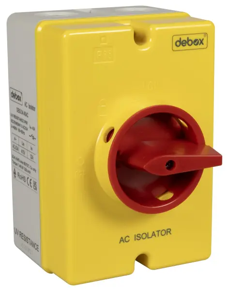 HYLEC 4 Pole AC Rotary Isolator Switch - 40A