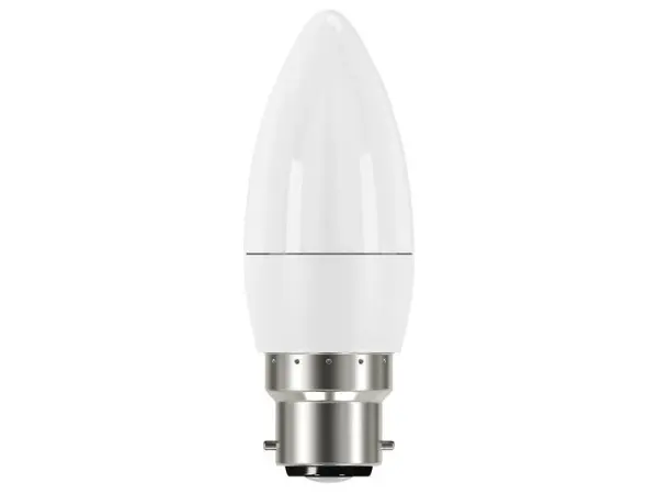 Energizer® LED B22 Opálová svíčková žárovka, teplá bílá 250lm