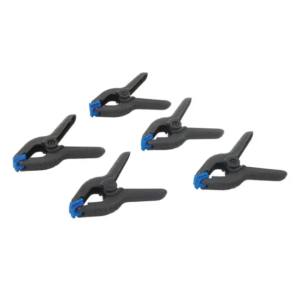 Silverline - Spring Clamps 5pk - 100mm Length / 40mm Jaw