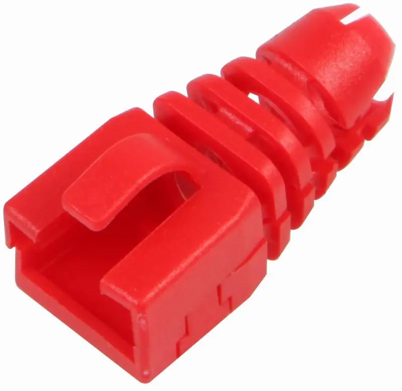 ENCITECH RJ45 Support de rétention ajustable, Thermoplastique, Lot de 10, Rouge