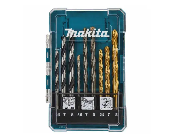 Makita מערכת מקדחים מעורבת D-71978, 9 חלקים