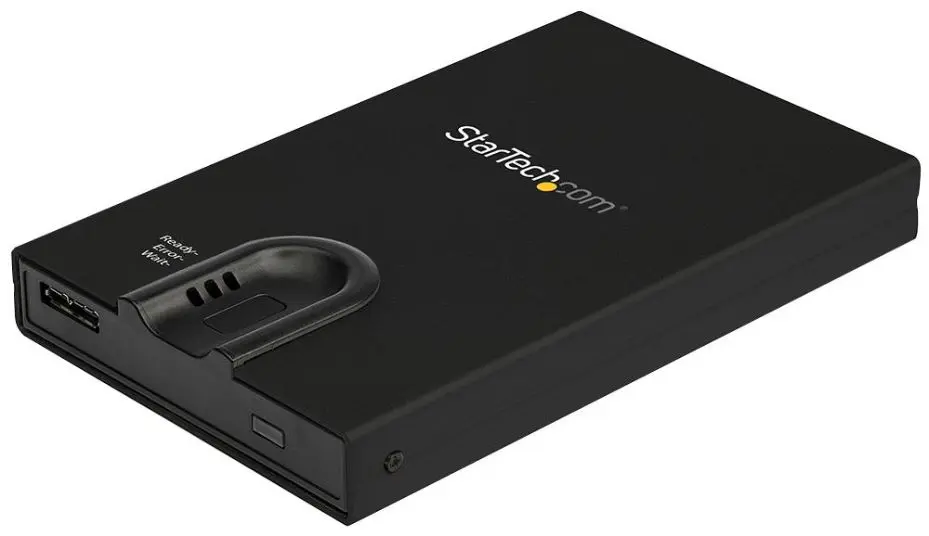 STARTECH - Kandungan Cakera SATA 2.5″ USB 3.0 Berenkripsi dengan Pembaca Cap J