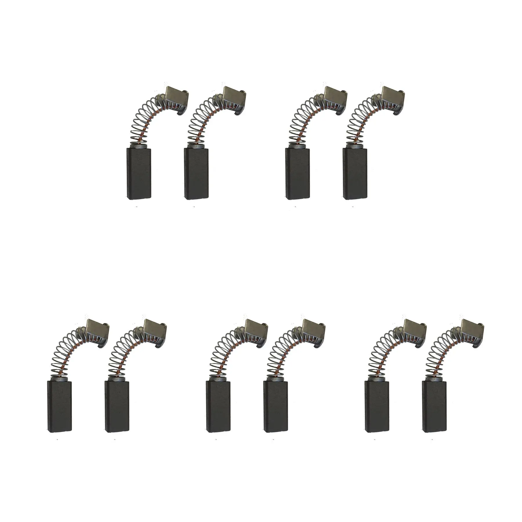 5 Sets Carbon Brushes for Kango Hammer-Drill 6.3x9.5x23/21mm