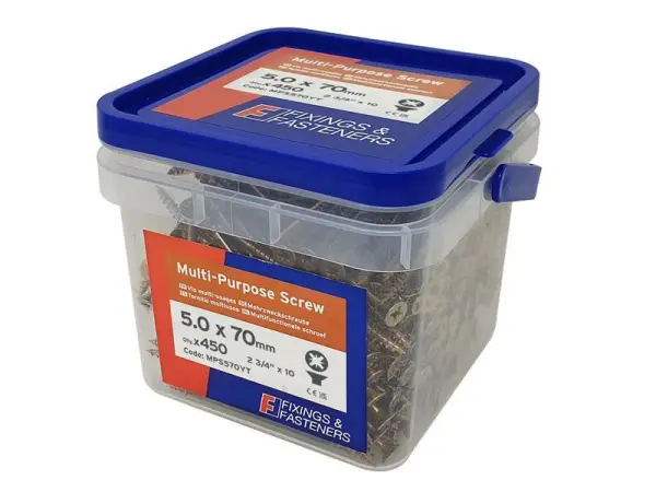 ForgeFix 萬用Pozi十字圓頭螺絲 CSK ST ZYP 5.0 x 70mm 450粒裝