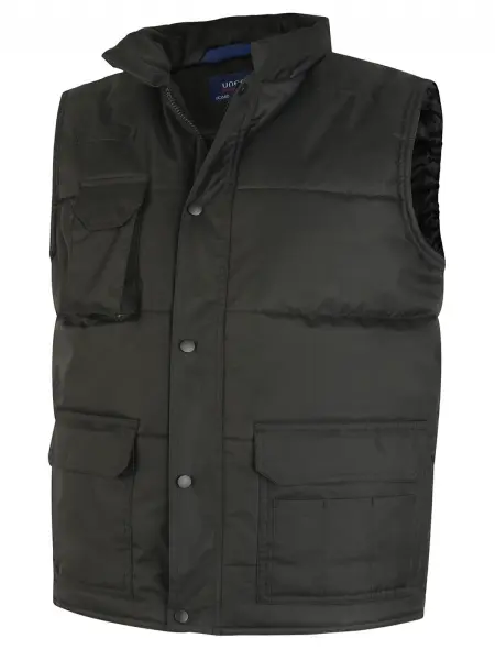 Uneek Super Pro Body Warmer - Μαύρο - Μέγεθος L