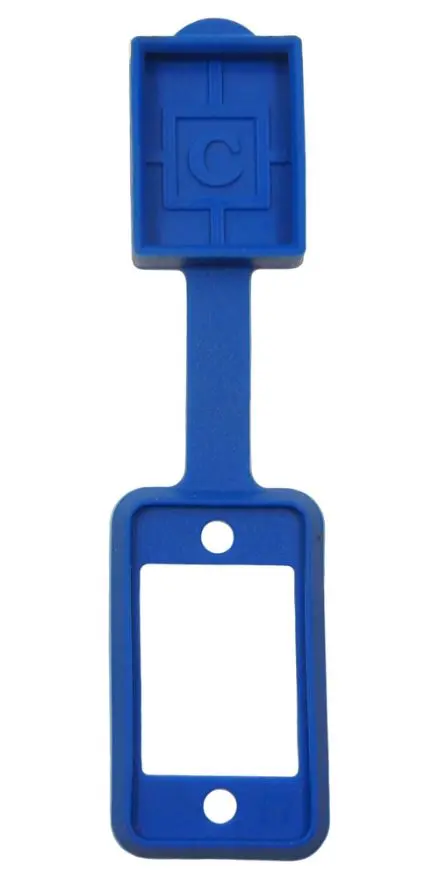 CLIFF CP299828 Bevelled Edge Gasket, Blue, Silicone Rubber