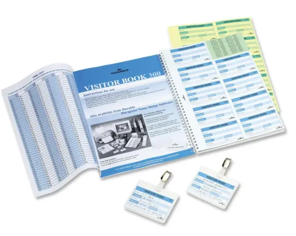 Durable Office Products 100-Entry Visitor Book Refill