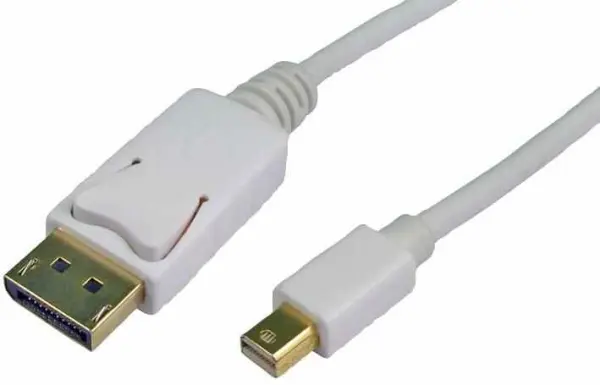 Pro Signal Mini DisplayPort to DisplayPort Lead, 2m White