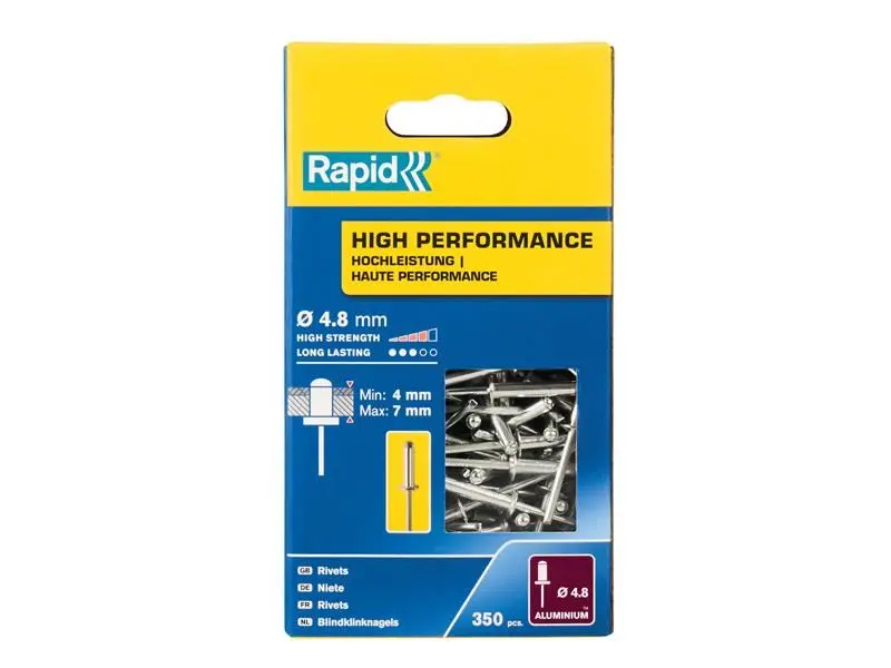 Rapid High Performance Rivets 4.8x10mm, Box of 350