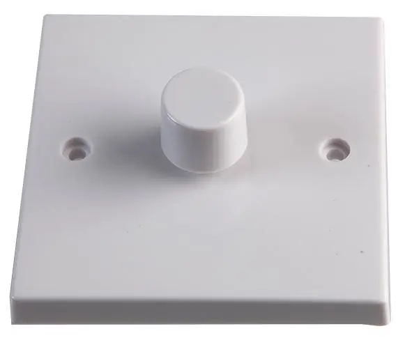 Volex Interruptor Dimmer 1 Módulo 2 Vías, Blanco, 250W