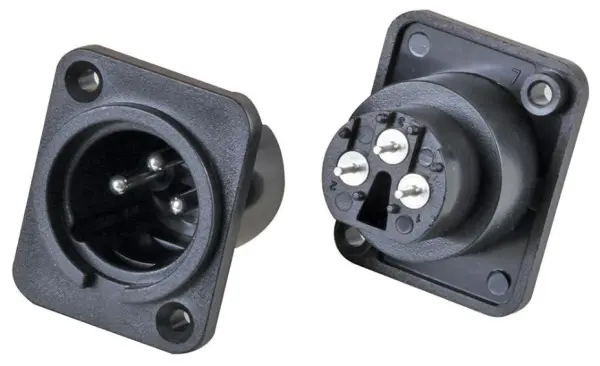 PRO SIGNAL 3極XLRシャーシーマウントプラグ