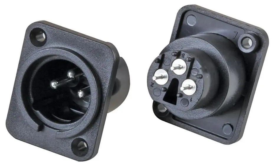 Connecteur XLR 3 pôles pour châssis PRO SIGNAL