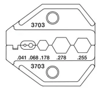 Paladin Tools BNC HD Crimp Die Set (Group Y & Telegartner)