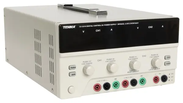 MULTICOMP PRO Bench DC Power Supply, Adjustable & Fixed, 3 Output - 3A