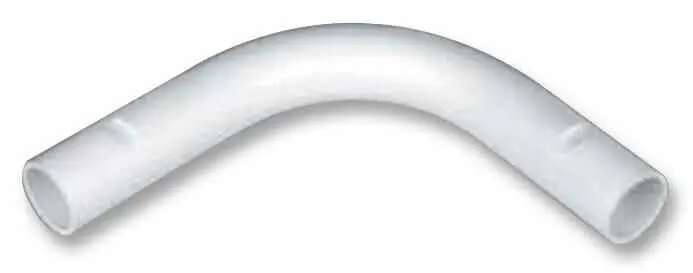 Pro Power Coude de Conduit Rond Blanc Épaisseur Lourde 25mm