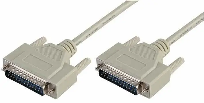 PRO SIGNAL כבל סדורי זכר לזכר DB25, 1.5 מטר, אפור