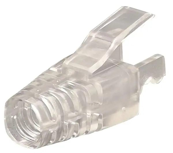 SPEEDY RJ45 Cat6 케이블 스트레인 릴리프 부츠 100개 팩, 폴리카보네이트