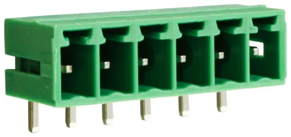 CAMDENBOSS 3.81mm 6-Pole Pluggable Terminal Block Header, 8A