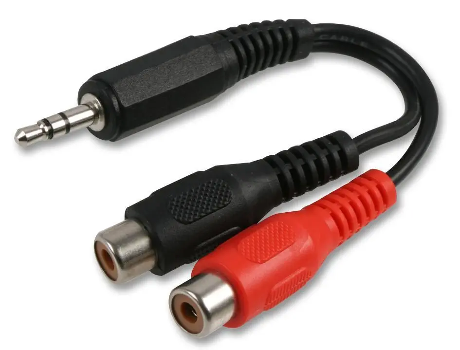 Pro Signal - Tairseach RCA 3.5mm go 2x RCA 100mm