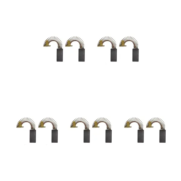 CarbonBr - 5 Tacar Scuabanna Carbóin do Mheaisín Meilt Black & Decker Smea (7x 