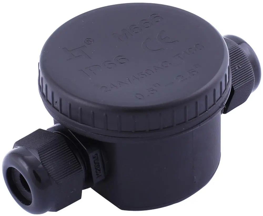 V-TAC IP65 Υδρόστεγον Τερματικό Μπλοκ, Μαύρο, 5-9mm