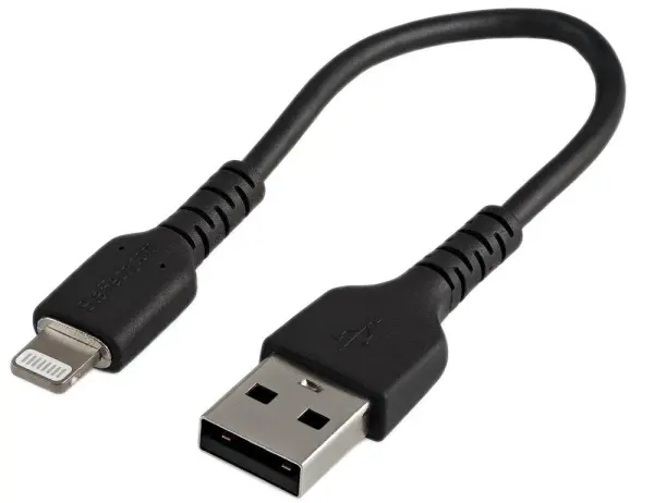 STARTECH Καλώδιο USB-A σε Lightning, 15cm, Μαύρο
