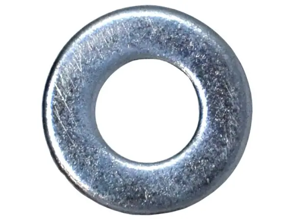 METALMATE® - Rondelles plates Type A plaquées zinc brillant - 3mm (Lot de 200)